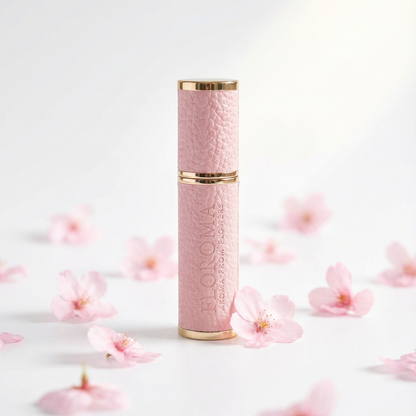 【Perfektes Geschenkset】Blossom-Blumenbox mit zwei Schubladen + 35 ml Parfüm + Nachfüllflakon-Set