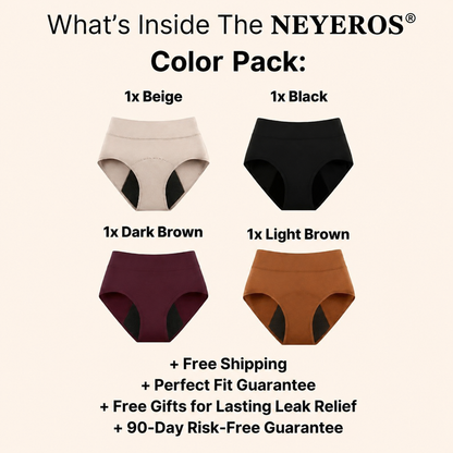 💖 Final Chance: 50% Off | NEYEROS® 100% Leak-Proof Underwear (4-Pack)