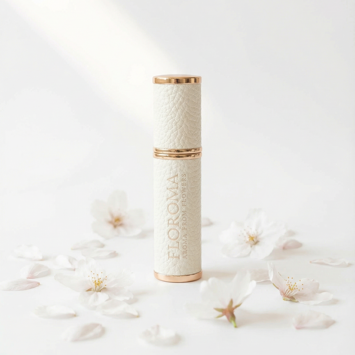 【Personalisiertes Geschenk】Blossom Doppelschubladen-Blumenbox + 35ml Parfüm + Graviertes Nachfüllfläschchen-Set