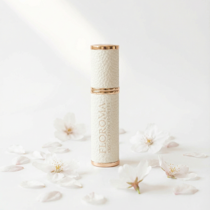 【Perfektes Geschenkset】Blossom-Blumenbox mit zwei Schubladen + 35 ml Parfüm + Nachfüllflakon-Set