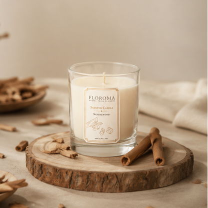 Sandalwood Scented Candle