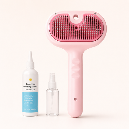 🔥 Last 100 units! 60% off the 3-in-1 electric steam pet grooming brush for a limited time!