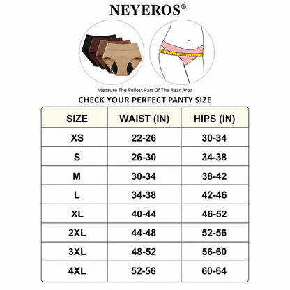 💖 Final Chance: 50% Off | NEYEROS® 100% Leak-Proof Underwear (4-Pack)