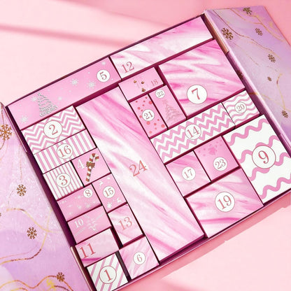 Christmas Advent Calendar with 24 Mini Perfumes (Cardboard Packaging)