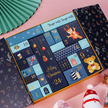 Christmas Advent Calendar with 24 Mini Perfumes (Cardboard Packaging)