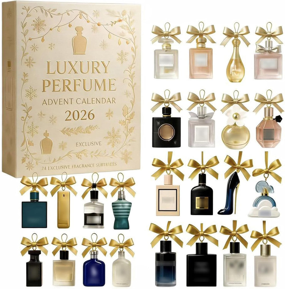 Luxury Perfume Advent Calendar 2026, 24 Days Perfume Display Gift Set