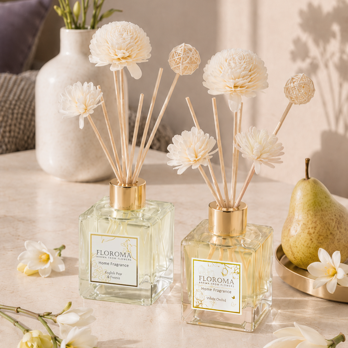 Floroma【Home Diffuser】Combo：USD$119 for 2 Large Diffusers (Any 2 Scents)