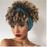 Yellow and blue hairband