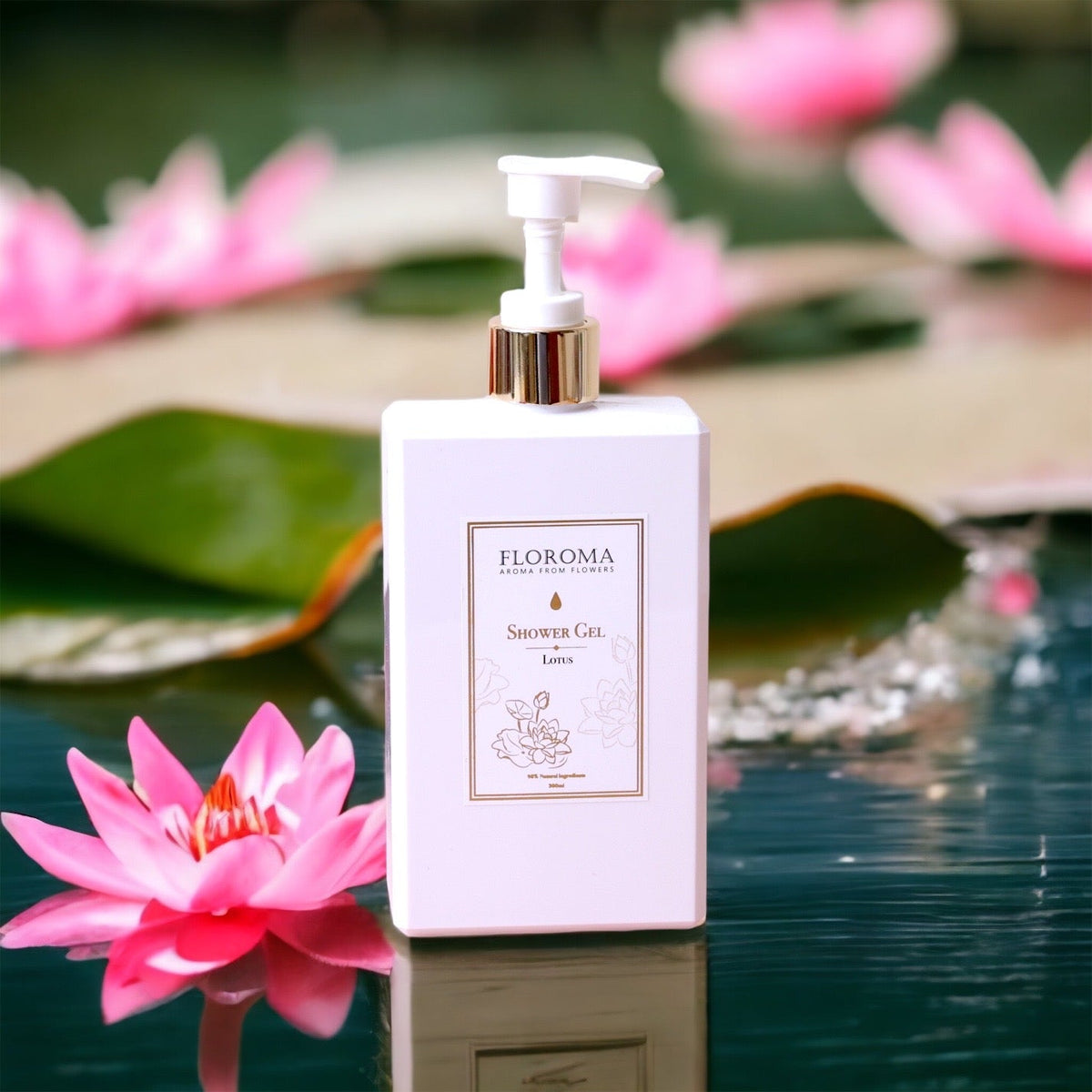 Lotus-Aufhellungsduschgel