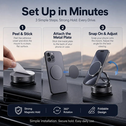 🧲 Keep Your Phone Secure. Keep Your Eyes on the Road.