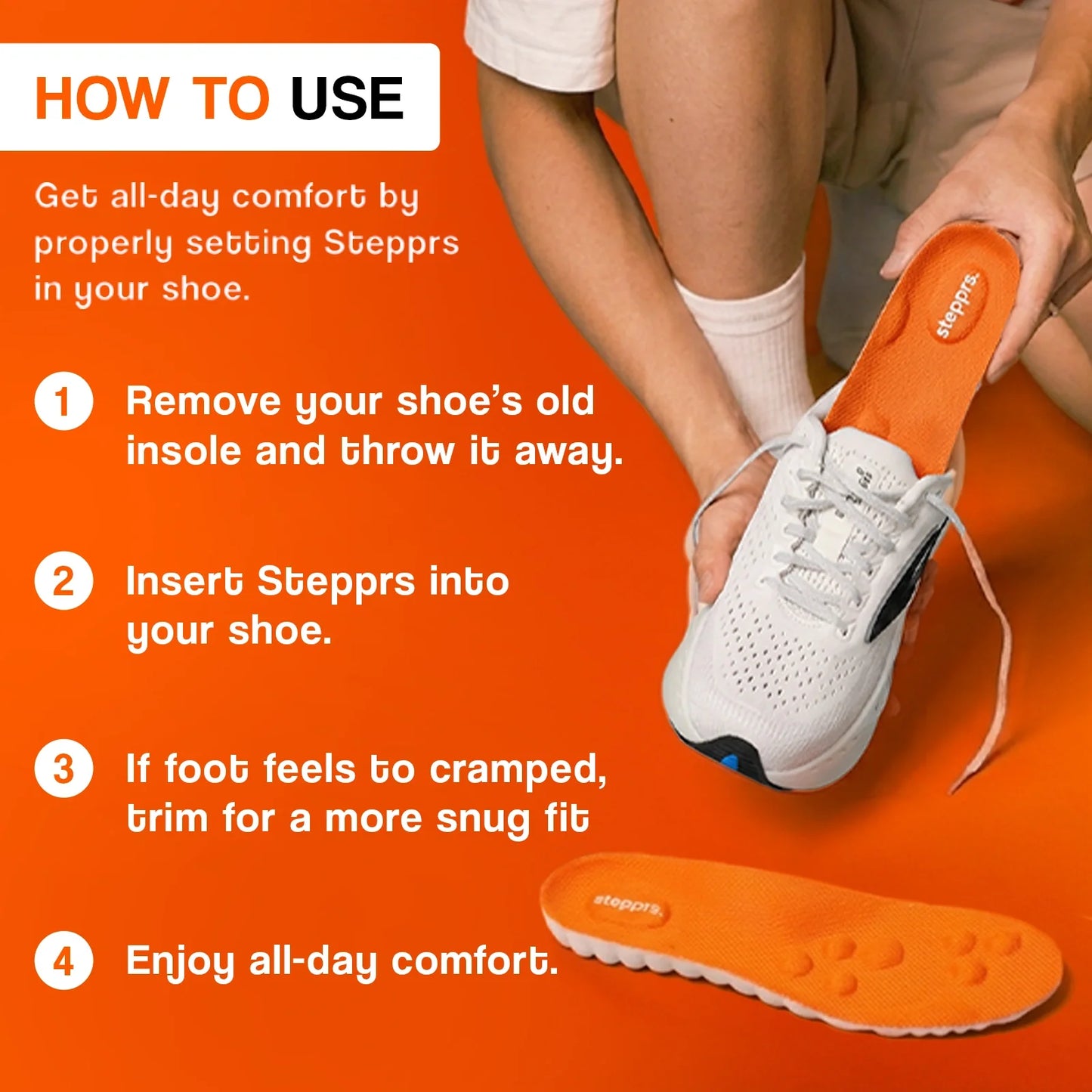 🦶Cloud-Cushion Arch Support Insoles – Everyday Comfort for Tired Feet